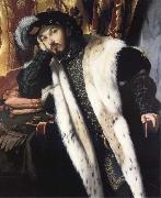 MORETTO da Brescia Portrait of a Young Man oil painting on canvas